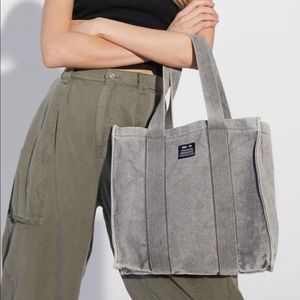 UO Washed Canvas Tote Bag